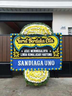 Papan Bunga Duka di Metro